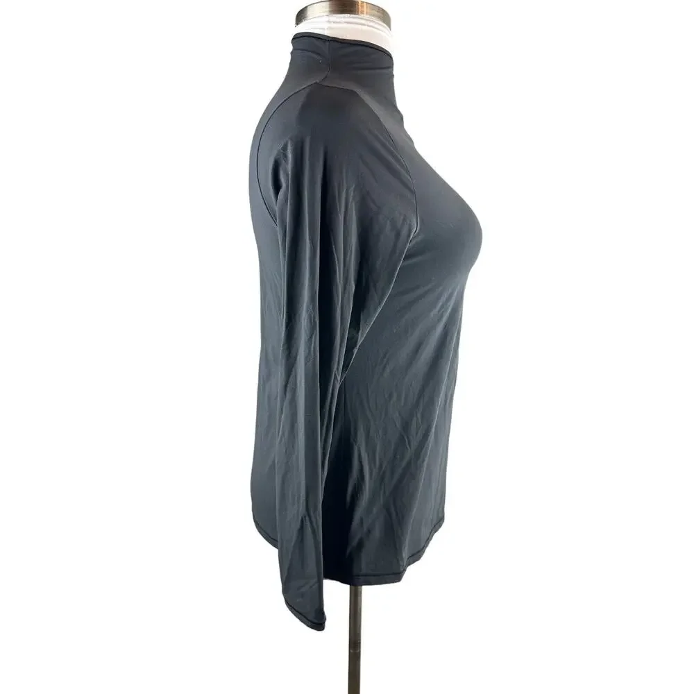 SKIMS Fits Everybody Turtleneck Top Black Onyx Stretch Skims Womens Plus Size 3X - Picture 4 of 11